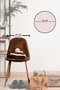 Wallity Reloj Decorativo de MDF Multicolor